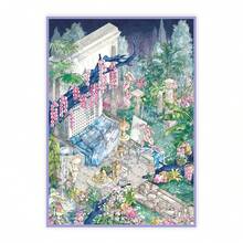 DIY 場景建構貼紙套組 歐洲花園系列 文具場景貼紙 特殊墨水 3D 美麗風景 女孩 DIY 手作趣味玩具 兒童娛樂貼紙 - 39.0蘭花溪 - 查看 14