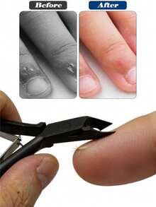 專業 5mm 不鏽鋼死皮剪，鋒利精準斜刃指甲死皮修剪器，人體工學防滑美甲足部護理工具，順滑彈簧式死皮倒刺剪，適用於美甲沙龍與居家美甲護理，萬聖節與聖誕節 - 彩色 - 查看 4