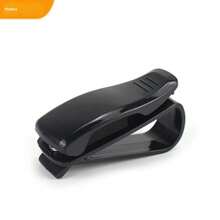 1pc S-Shaped Car Visor Glasses Holder, Multifunctional Fashion Glasses Clip, Car Interior Ticket & Card Holder Accessory - Car Air Vent Storage - View 3