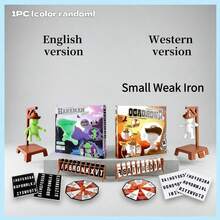 Bilingual Word Guessing Challenge Game | Spanish/English Spinner + Letter Cards Family Interactive Board Game Classic Vocabulary Training - For Leisure Entertainment And Vocabulary Building (Random, Suitable For Teens And Adults, Gatherings) (Contains Weak Iron) - Multicolor - View 16