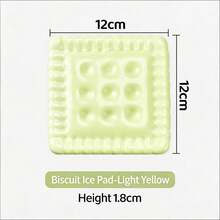 Hamster Ceramic Cooling Pad, Cute Cookie And Cheese Shaped Cooling Stone For Small Animals, Dwarf Hamster Cage Accessory, 12cm X 12cm / 15.8cm X 13.5cm - Multicolor - View 18