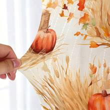 Water Dispenser Barrel Cover For 5 Gallon Water Bottlem, Autumn Pumpkin Mushroom Printed Durable Fabric Water Cooler Covers, Elastic Fabric Bucket Decor Protector Cover - Multicolor - View 3