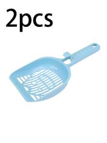2/1pc Cat Litter Scoop, Long‑Handle Hollow‑Out Plastic Cat Poop Shovel, Large‑Hole Sifting Kitty Litter Cleaner, Non‑Slip Handle Pet Waste Scooper, Cat Sand Cleaning Tool For Indoor Cats Cat Accessories Cats Stuff Poop Scoop Christmas - Multicolor - View 15
