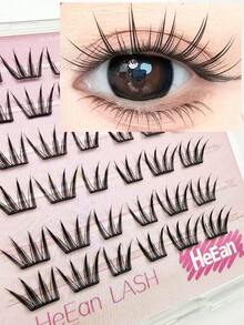 36 Clusters Self-Adhesive Eyelashes, No Glue Needed, Natural Look For Daily Travel & Light Makeup - View 5