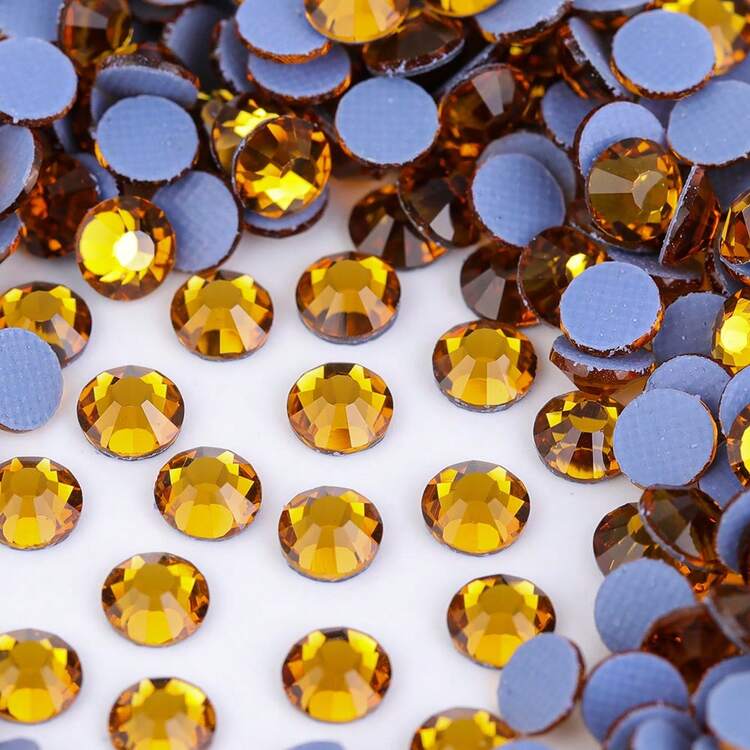 YONGNING SS20 1440pcs Hot-Fix Transparent Glass Crystal Rhinestones Flat Back Decorative DIY 3D For Shoes, Clothing, Hats And Other Daily Items - SS20 1440Pcs - View 27