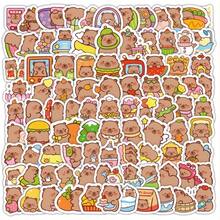102pcs Capybara Stickers, Creative Capybara Animal Stickers For Luggage, Phone School Supplies - 102pcs - View 12