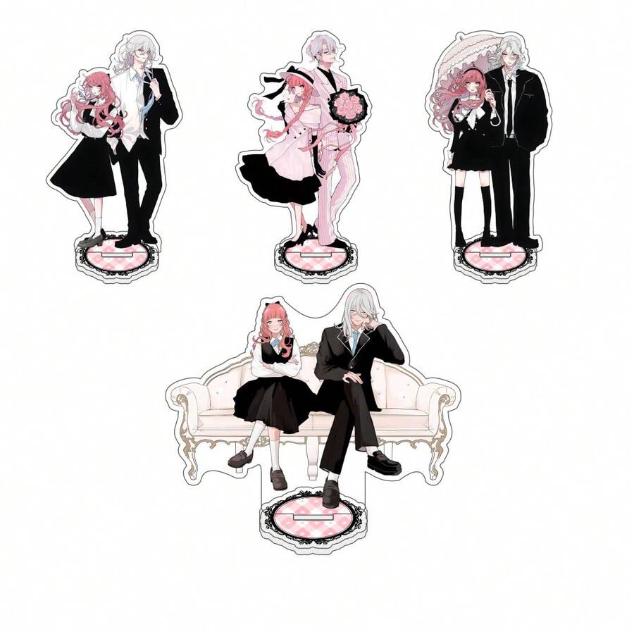 Anime Popular Manga Fall In Love, You False Angels Acrylic 14.8CMStanding Figure Desk Ornament Fan Gift Collectible - Multicolor - View 1