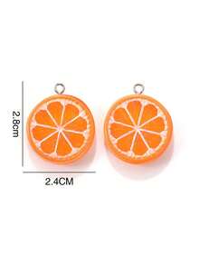 10/20/100pcs Double-Sided Lemon Slice Jewelry Accessories DIY Earrings Pendant Keychain Phone Charm Bag Pendant Doll Machine - Small Lemon Slices - View 6