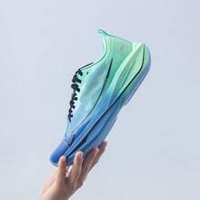 XTEP Sepatu Olahraga Komuter Pria One-Piece Molded 2.0 dengan Cengkeraman Baru, Tahan Aus, Ringan, Bernapas, Bantalan, dan Daya Pantul. - biru-hijau - View 7
