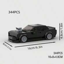 MIKEMENG 305 PCS Classic MOC Building Blocks Car Set, Adult DIY Assembleable Sports Car Toy Model, City Tech Champion Cup Series, Suitable As Birthday, Halloween, Christmas Gift - Model - View 14