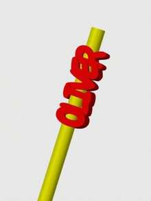 Personalized Pencil Caps | Customized Name Pencil Caps | 3D Printed School Supplies - Multicolor - View 2