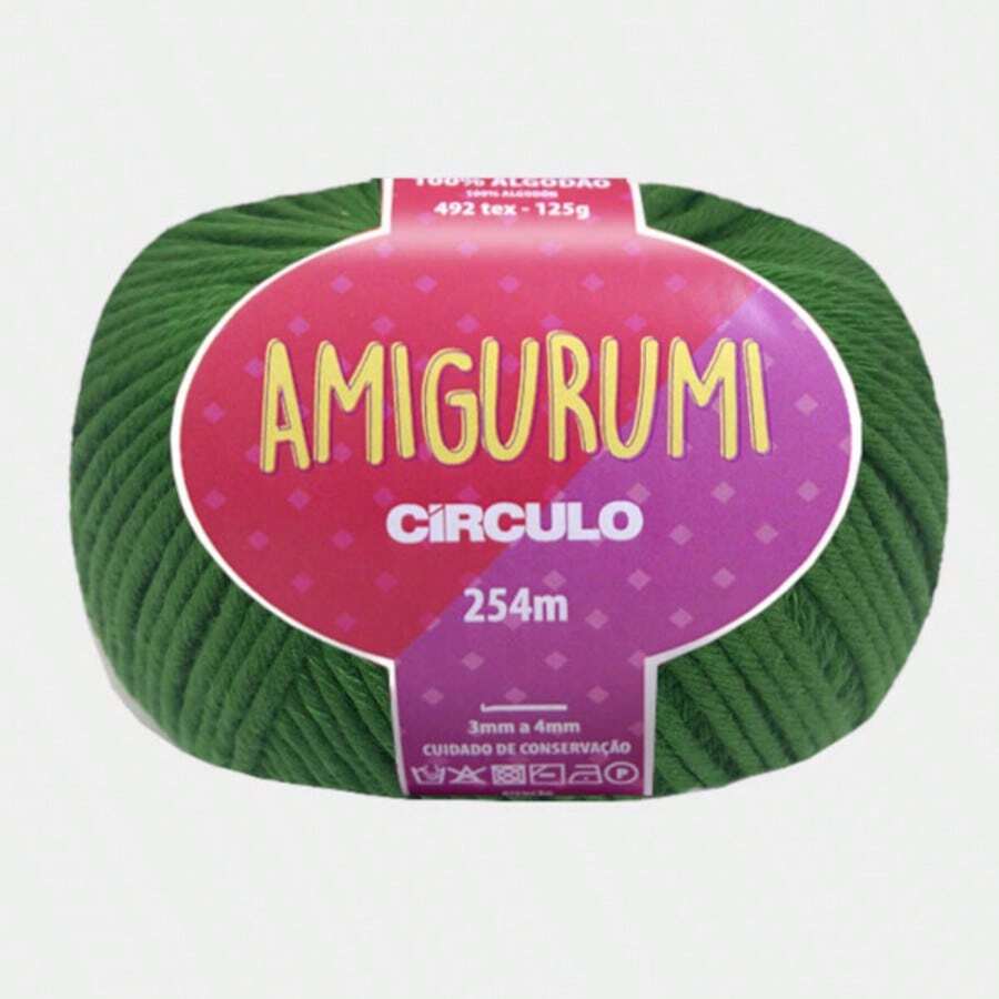 Fio Amigurumi Círculo 125g - 5398 Musgo - Visão 1