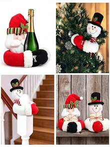 1 Peça Prendedor de Cortina Papai Noel, Fivela de Cortina Boneco de Neve, Decoração de Cena de Festa de Feriado, Criativo e Fofo, Adequado para Armazenamento de Cortinas, Decoração de Corrimão de Escada, Decoração de Garrafa, Decoração de Árvore de Natal e Decoração de Feriado de Reunião Doméstica, Melhor Escolha para Temporada de Casamento, Temporada de Formatura, Temporada de Volta às Aulas, Halloween, Presentes de Natal, Decoração Doméstica, Decoração de Quarto - Vários estilos - Visão 8