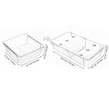 Expandable Storage Box, Desktop And Drawer Organizer, Cosmetic Storage Box, Office Supplies Organizer, Suitable For Storing Pencils, Suitable For Storing Makeup Brushes, Lipsticks. - Clear - View 13