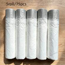 75PCS/15pcs/1pc 4 Gallon Small Drawstring Trash Bags, Disposable Garbage Bags, Trash Can Liners, Back To School Dorm Waste Bags For Bathroom, Kitchen, Bedroom, Office, Apartment, Travel, Small Bins And Daily Home Cleanup - A - View 12