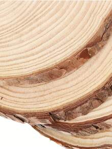 6 Pcs Large Wood Slices For Centerpieces, 7-8 Inch Wood Round | Wood Rounds Crafts Decors For Rustic Wedding Decor, Centerpiece Table Decorations - A - View 2
