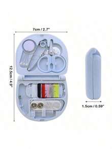 Mini Travel Sewing Kit - Portable Emergency Repair Tool Set, Suitable For Beginners, Travelers And Hotel Guests, Includes Various Threads, Scissors, Hand Sewing Needles And Extra Accessories - Compact And Lightweight, Easy To Use - Multicolor - View 9