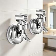 2-Pack Suction Cup Shower Head Holders, Universal, Removable And Drill-Free, Suitable For Hotel And Bathroom - 2pcs - View 1