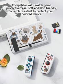 Jemdura, Compatible With Switch 2nd Generation Protective Case (2025), 1pc Cat Line Drawing Switch Game Console Accessory Protective Shell, Compatible With Switch 2 Model, Expandable Kickstand Hard Shell, Best Gift Compatible With Switch Players. - View 16