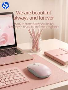 HP S1000 Plus Cute Quiet Wireless Mouse, 2.4GHz Portable USB Mouse, Plug And Play, Suitable For Computer Laptop, Perfect Holiday Gift. - View 11