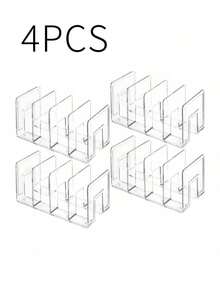 4pcs Transparent Plastic Bag Organizer Dividers, Acrylic Wardrobe Storage Racks, Handbag Organizer Holders, Clear Bag Organizers - Clear - View 19