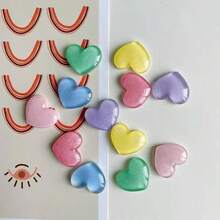 8/12 buah Magnet Kulkas Berbentuk Hati, 2,5cm/0,98in, Magnet Kulkas Lucu, Magnet Papan Tulis, Dekorasi Kulkas, Dekorasi Kantor dan Dapur Lucu, Peralatan Dapur, Dekorasi Rumah, Dekorasi Dapur, Hadiah Natal (Warna Acak) - Beraneka warna - View 4
