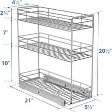 Slide Out Organizer - Silver - View 3