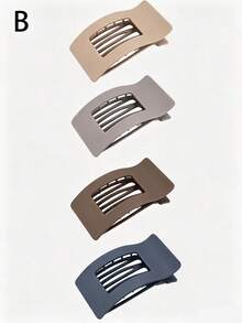 Women's Flat Hair Clips - 8pcs French Flat Hair Clips, Medium Size Girls Hair Clips, Large Hair Clips, Suitable For Thick Or Thin Hair, Durable And Non-Slip, Suitable For Women (Leopard Print) - Multicolor - View 12