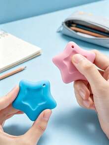 30/10pcs Star Eraser Precise Wiping, Easy To Wipe, Wear-Resistant Eraser Does Not Fall Off, Multifunctional Like Leather Eraser - Multicolor - View 5