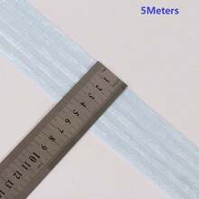 1/3/5 Meters 50mm Nylon Elastic Band Soft Stretch Ribbon For Skirt Waistband Housewear Underwear DIY Sewing Accessory Garment Trim - A - View 40