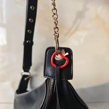 3/5/7/9/11/13/15Pcs Apple Shaped Carabiner Durable Metal Alloy Keychain Ring Quick Release Spring Hook Suitable For Backpack Pendant Wallet Strap DIY Handmade Random Color - Multicolor - View 8