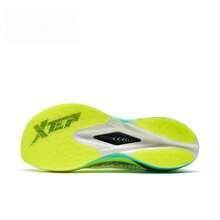 XTEP Sepatu Lari Pria 160X3.0PRO Generasi Terbaru, Sepatu Lari Maraton dengan Pelat Karbon untuk Jarak Jauh dan Mencapai Rekor Pribadi Terbaik. - Putih/Hitam Hijau - View 10