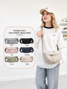 Glowmode Slim Running Cycling Sports Waist Bag Fitness Phone Storage Pouch - MultiWarna - View 12