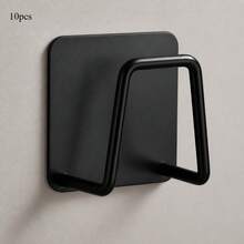 2/6/10pcs No Drill Multi-Function Kitchen Pot Lid Rack, Suitable For Cutting Board, Pot Lid Storage, Can Be Installed On Bathroom And Balcony Walls, Kitchen Essential - Multicolor - View 8