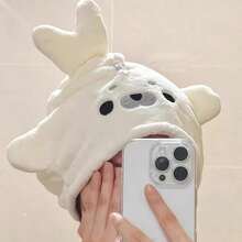 Cute 3D Cartoon Seal Microfiber Hair Drying Cap, Super Absorbent Quick Dry Shower Cap, Suitable For Daily Bathing, For Girls - Multicolor - View 5