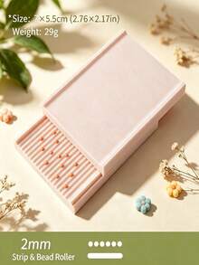 Polymer Clay Jewelry Making Clay Ball Rolling Tool Set, With Sliding Cover Pressing Board, Rolling Board For Making Uniform Clay Balls, Suitable For Earrings, Pendants, Charms, Sculptures, Modeling, Resin Art, Pottery Crafts - Multicolor - View 6