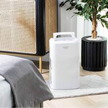 Adler Dehumidifier, Air Dryer, Moisture Absorber, Compressor Dehumidifier - 10L/24h Capacity, LCD Display, 2L Tank, 1-24H Timer, Auto Shut-Off, Continuous & Intermittent Modes - EU E Type Plug(220-240V) - View 1