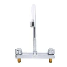 IUSA Primo Esencial Mezcladora para Cocina 8" Cuello Curvo Acabado Cromado - Plateado - Ver 4
