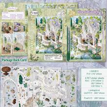 A Set Of DIY Scene‑Building Stickers,European Garden Series Stationery Scene Stickers,Special‑Ink 3D Beautiful Scenery,DIY Handcraft Fun Toys For Girls,Kids Entertainment Stickers - All-in-one - View 5