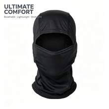 Balaclava Face Mask, Lightweight Breathable Sun Protection Ski Mask, Unisex, Suitable For Outdoor, Mesh Breathable Fabric Soft And Skin-Friendly, Fully Covers Head, Face And Neck, Multiple Solid Colors Available, Fits Motorcycle Riding, Electric Scooter Commuting, Hiking, Running, Fishing, Outdoor Work And More, Thin High Elastic Fabric Fits Head Comfortably Without Shifting, Breathable And Sweat-Wicking, Comfortable To Wear - Multicolor - View 10