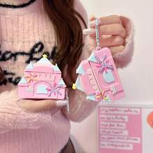 Dreamy 3D Fireworks Castle Earphone Case - Pink - View 1