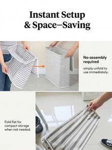 22L Toilet Paper Storage Rack, Multifunctional Tissue Holder, Bathroom Accessory, Foldable Covered Towel Storage Basket, Independent Bathroom Tissue Storage And Organization, Suitable For Home, Bathroom, And Organization, Ideal Storage Container - Multicolor - View 8