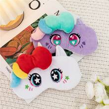 Mesuca & Tokidoki Printed Sleep Eye Mask Unicorn Character Design Mixed Color Soft Comfortable Light-Blocking Elastic Band Travel Nap Rest Use 1pc - Multiple Styles - View 7