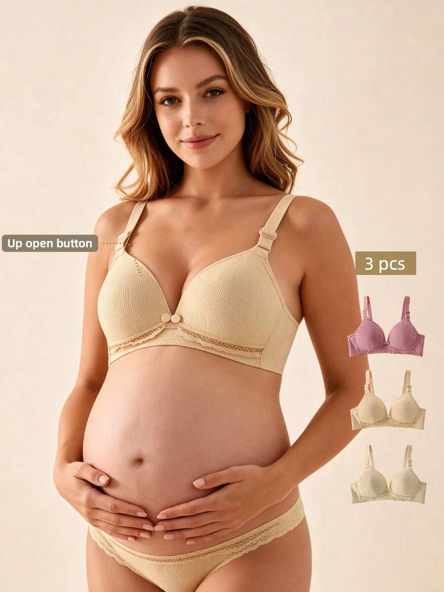 Hart & Haze Set Bra Hamil & Celana Dalam Bra - MultiWarna - View 1
