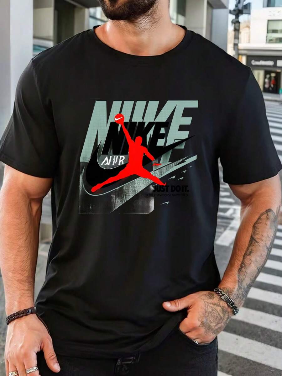 Men T-Shirts - Black - View 1