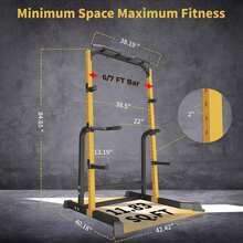 Power Rack Home Gym Equipment Squat Rack Power Rack Home - A - View 2