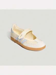 Adidas Originals Sepatu Sneakers Mary Jane Retro ORIGINALS SAMBA JANE "T-Strap" Wanita KH7834 - Aprikot - View 2