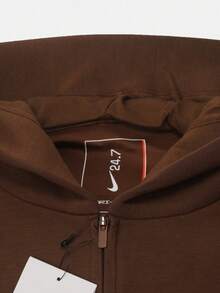 Nike Jaket Rajut Berkerudung Wanita AS W NK DF 24.7 IS FZ IR1925-259 - Coklat - View 3