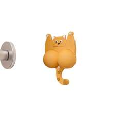 3D Cat Anti-Collision Stickers, Cute Animal Shaped, 3D Butt Design, Perfect For Car Door Anti-Collision, Bedroom, Bathroom, Kitchen, Cabinet Door Anti-Collision Stickers, Effectively Prevent Door Damage. - 5pcs Anti-collision Stickers - View 3