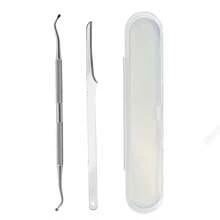 2pcs Stainless Steel Foot Care, Foot Beauty Set, Foot Callus And Hard Skin Removal Tool, With Toe Nail Scraper And Nail Cleaning Tool, Unscented, Suitable For Home And Hair Salon - Multicolor - View 7